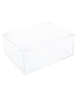 ACRYLIC BOX CLEAR - LARGE