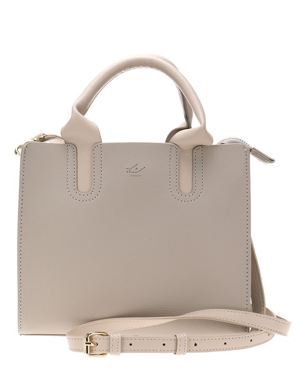 Mishkat The Square Satchel Bag Vegan Leather Women Beige Buy Bags online Online Gift Shop Shababuna