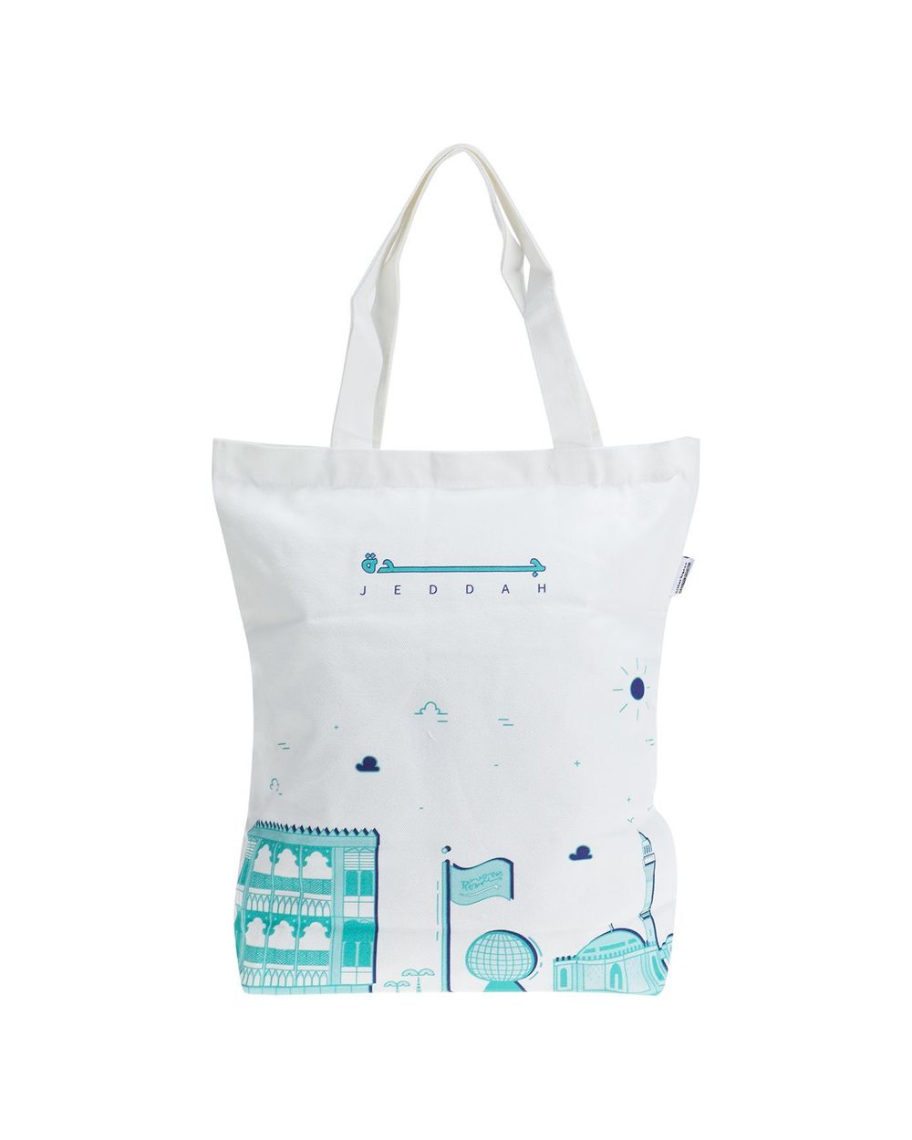 Shababuna x Hnak Our Kingdom Jeddah Canvas Tote Bag TA00044 Buy Bags